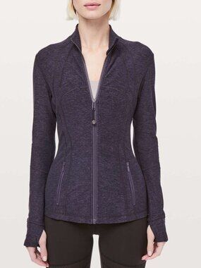 Lululemon Define Jacket *Rulu Heathered Cyber / Purple SIZE 8